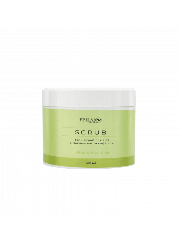 Epilax Body Scrub Aloe Vera & Green Tea 300ml - Tegen Ingegroeide Haartjes