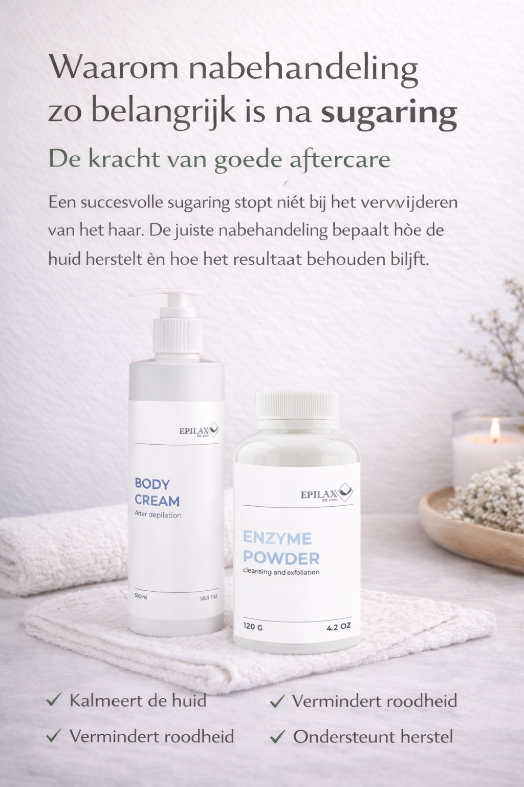 Waarom nabehandeling zo belangrijk is na sugaring