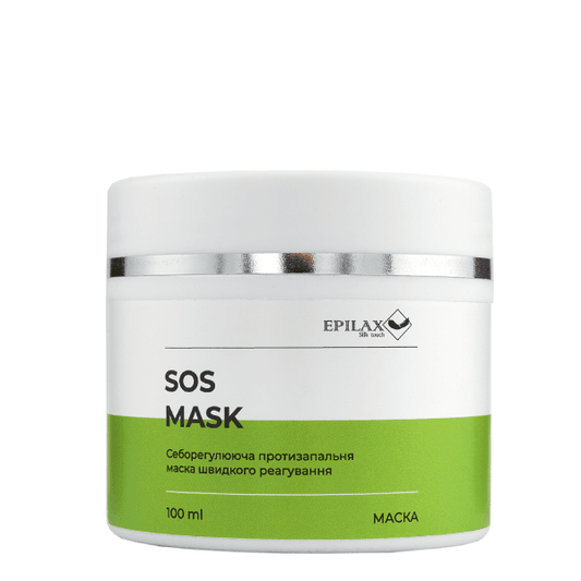 Epilax SOS Masker Talgregulatie 100ml - Voor Vette & Onzuivere Huid