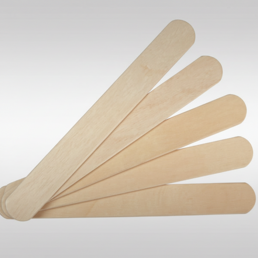 Wooden Spatulas 100 Pieces - For Sugaring